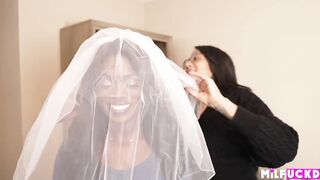 Bride cucks her fresh spouse on wedding night