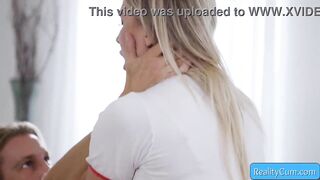 Andi Avalon - Lascivious breasty blondie nurse screwed by patient and likes it unfathomable