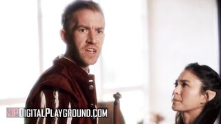 DIGITALPLAYGROUND - Rae Lil Ebony Breaks The Witch's Curse & Gets The King's Large Weenie All To Herself
