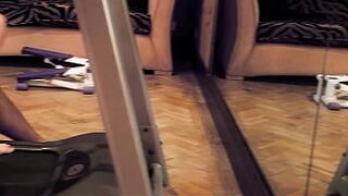 That babe's 1st to get screwed in this trio by an interracial jock, during the time that the glasses...