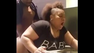 big beautiful woman DIDN'T WANT TO CLEAN UP THE KITCHEN SO I PUNISHED HER