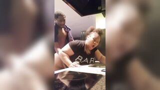 big beautiful woman DIDN'T WANT TO CLEAN UP THE KITCHEN SO I PUNISHED HER