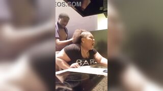 big beautiful woman DIDN'T WANT TO CLEAN UP THE KITCHEN SO I PUNISHED HER