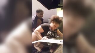 big beautiful woman DIDN'T WANT TO CLEAN UP THE KITCHEN SO I PUNISHED HER