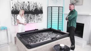 Naughty In Law Wouldnt Leave Untill I Gave Him A HORNY Massage - Charles Dera, Taylor Wild