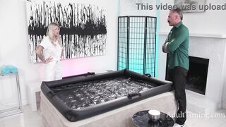 Naughty In Law Wouldnt Leave Untill I Gave Him A HORNY Massage - Charles Dera, Taylor Wild