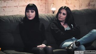 My probation officer didnt fall for Charlotte Sartre and Casey Calverts so called relationship and craves to watch 'em lick every others vagina as proof