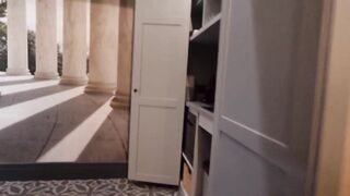 Softcore amateur porn director chooses a small Erasmus angel for her try-out this time to show pants underneath short petticoat