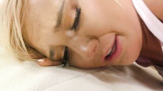 Curious Stepdaughter Tries Eating Stepdads Butt During Sex