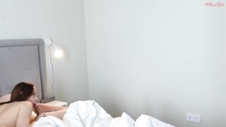 Hey stepmom, aid us cum! Mrs. Oksana joins the morning banging of a young concupiscent pair!