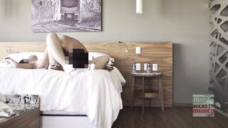 Capitalina goes to a hotel so I can bang her, but this babe can't stop talking to her spouse.