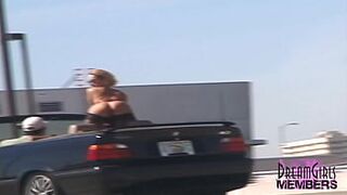 Mindys Massive Breasts Are On Full Display In Tampa