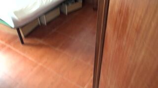 hirsute voyeur wife watching her stepson masturbate his large schlong