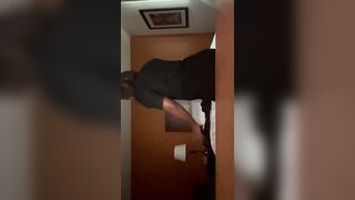 Bored Teenage black angel with locs disrobes in nature's garb preparing to masturbate