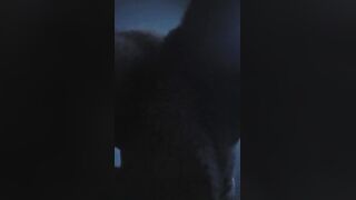 Str8 POV solo butt and teabag viewing. POV facial jizz flow