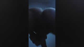 Str8 POV solo butt and teabag viewing. POV facial jizz flow