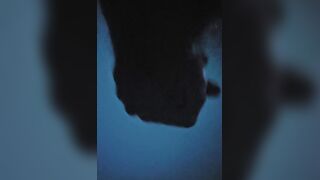 Str8 POV solo butt and teabag viewing. POV facial jizz flow