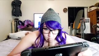 Free use bitch likes keeping a ramrod warm in her throat playing episode games.