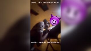 Wonderful Blow job in an Air Bnb