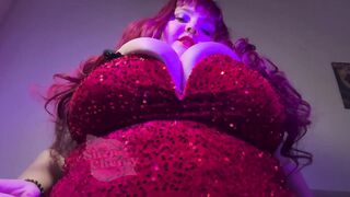 BIGGEST TITTY Jessica Rabbit Biggest Sex tool JOI Blow job