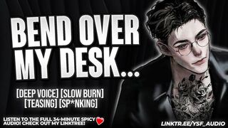 (boy dominant) Cheeky Professor Spanks Your Butt Raw - YSF - boy groaning