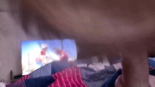 Teasing tugjob turn sloppy BJ!!!!