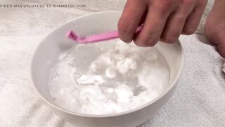 Golden-haired Honey Gets Her Vagina Hairless Smooth for Wild Screw