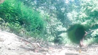 Nude woods waking with big jizz flow