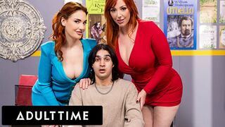 ADULT TIME - Male Caught Stepmom Lauren Phillips Having Lesbo Affair With mother I'd like to fuck Teacher Siri Dahl