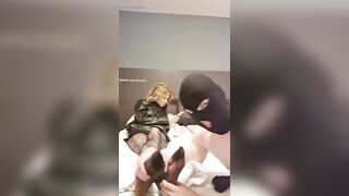 That guy Sniffs and Massages My Perspired Legs in Hose