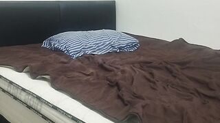 The hawt chap woke up with his large shlong hard