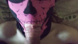 Teen hotty gets the cum this babe likes in her throat