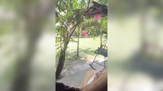 This chab likes the adrenaline rush and cums quickly when I jump on his penis during the time that somebody is coming over