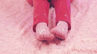 Cunt Masturbation and Foot Fetish, Latex Servitude and CowGirl Position.