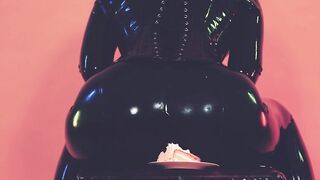 Cunt Masturbation and Foot Fetish, Latex Servitude and CowGirl Position.