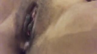 Thai lady licks my butt. Vagina trickling sperm. Like a hooker.