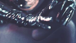 Twat Play Enjoyable mother I'd like to fuck likes nylons and PVC fetish clothing!