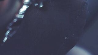 Lovely mother I'd like to fuck in nylons and PVC playing twat