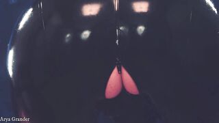 Latex mother I'd like to fuck likes to tease and play!