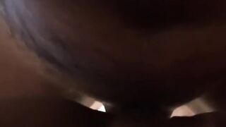 THAI CREAMPIE IN MY TAUT TWAT. Large load of jizz inside me.