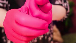 ASMR with medical gloves: I'm your BOSS.