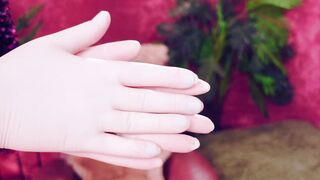 I'm your dentist. I will feel your teeth with my gloves. ASMR.