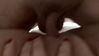 Thai Lady Creampie, load of cum inside me .