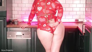 Self-slavery. Lewd mother I'd like to fuck with large butt want to play! Porn Clip.