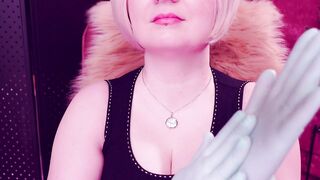 ASMR with nitrile gloves fetish.