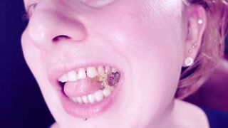 Eating Chewing Fetish: Giantess Vibes. No Chances for Little Jelly TeddyBears!