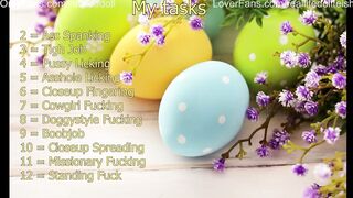 Easter femdom dice game day 10