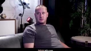 Emma Rosie enters the living room and starts to chat with her stepdad, Danny Mountain