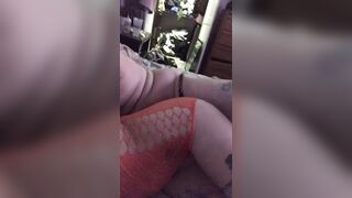 Overweight swoll snatch smokin' bang