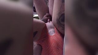 Overweight swoll snatch smokin' bang